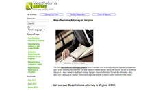 Desktop Screenshot of mesotheliomaattorney1.com